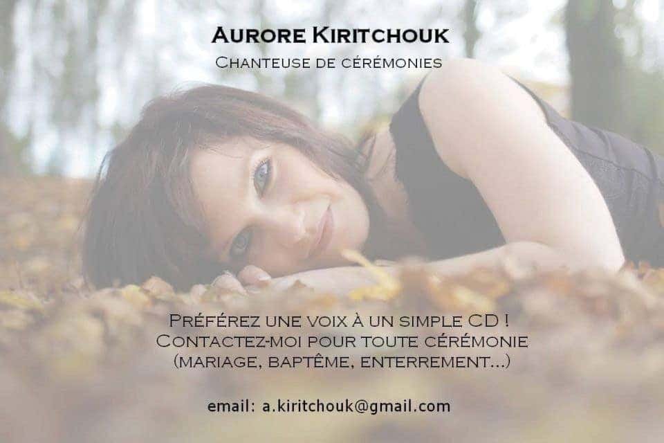 Aurore Kiritchouk Chanteuse