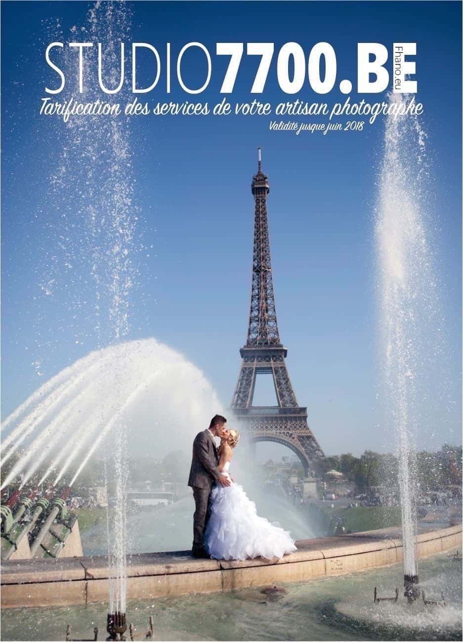 Tarif 2018 des reportages de mariages du STUDIO 7700.BE Pour tous renseignements n'hésitez pas à nous contacter et prendre rendez-vous: c'est gratuit et sans engagement!!!