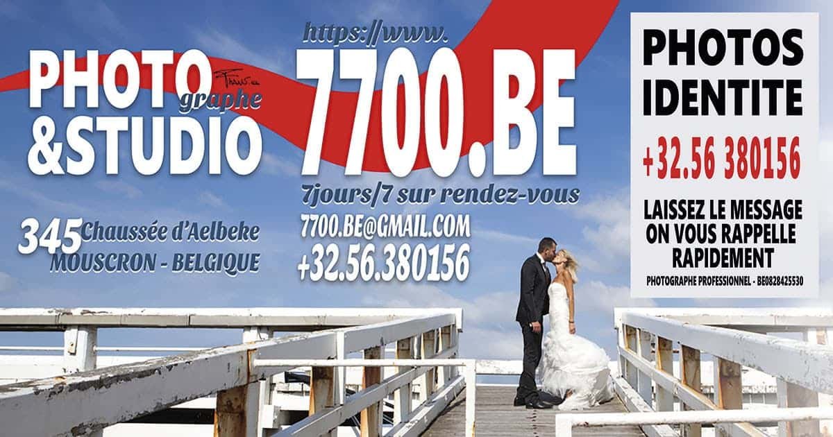 Bienvenu au Studio 7700.BE chez Fhano, votre photographe pro.
